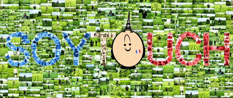Mosaïque Soytouch avec agriculteurs