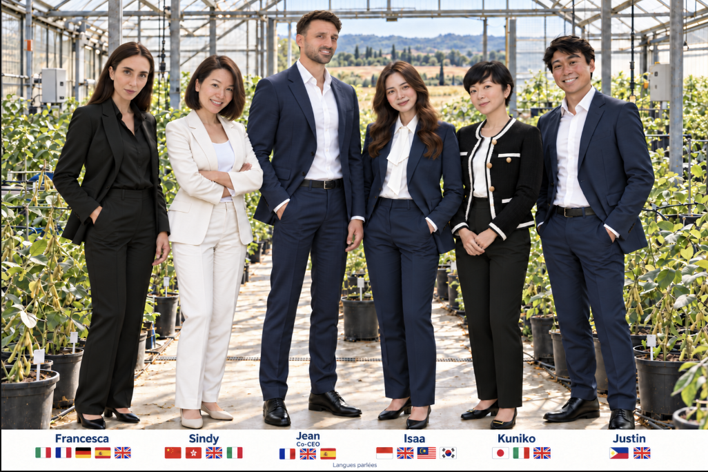 Francesca, Sindy, Jean, Isaa, Kuniko, Justin